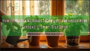 watering techniques for indoor herb gardens