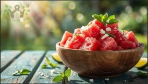 watermelon feta salad watermelon feta salad