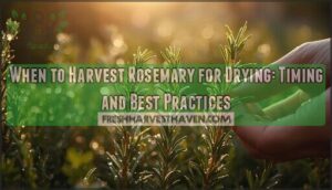 when to harvest rosemary for drying