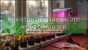 when to start spring gardening seeds indoors