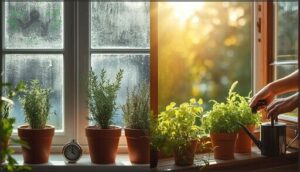 winter care and spring transition for container herbs winter care and spring transition for container herbs