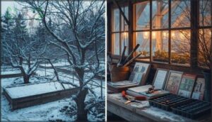 winter gardening activities and planning