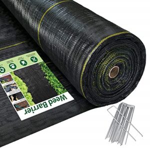 4ft x300ft Black Weed Barrier B0BLC1TQFS