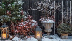 add natural and festive decorative accents add natural and festive decorative accents