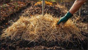 apply mulch to protect garden beds apply mulch to protect garden beds