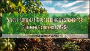 automatic watering system summer garden