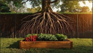 avoiding competition from trees and roots avoiding competition from trees and roots