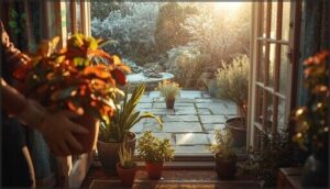 bringing containers indoors bringing containers indoors