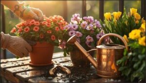 care and maintenance of spring flower containers care and maintenance of spring flower containers
