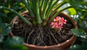 checking stems, roots, and flowers checking stems, roots, and flowers