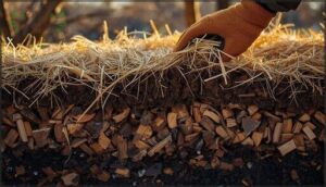 choosing and applying winter mulch materials choosing and applying winter mulch materials