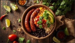 chorizo burrito bowls chorizo burrito bowls