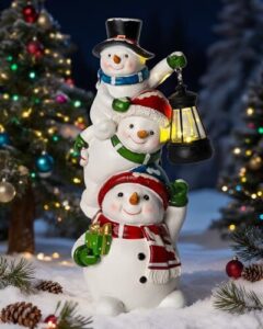 Christmas Snowman Decor with Solar B0FCF6TW2R