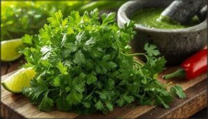 cilantro – distinct aroma and taste cilantro – distinct aroma and taste