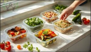 customizing and storing veggie-based meals customizing and storing veggie-based meals