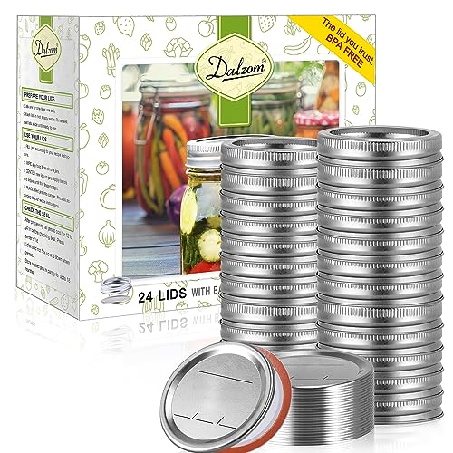 Dalzom® 48Pcs Canning Lids with