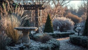 decorative winter garden features decorative winter garden features