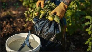 dispose of diseased plants properly dispose of diseased plants properly