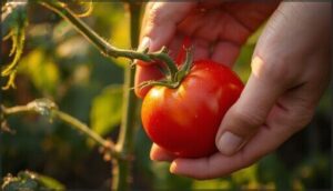 ease of harvest – gentle twist or tug ease of harvest – gentle twist or tug