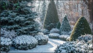 evergreens for year-round structure evergreens for year-round structure