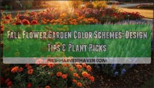 fall flower garden color schemes