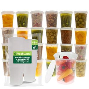 Freshware Food Storage Containers [24 B0159YQCPI