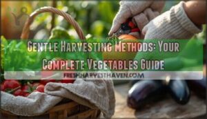 gentle harvesting methods vegetables guide