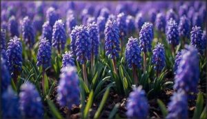 grape hyacinths grape hyacinths