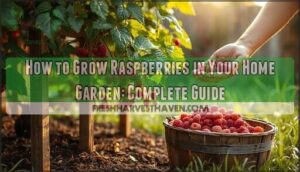 growing raspberries in home garden growing raspberries in home garden