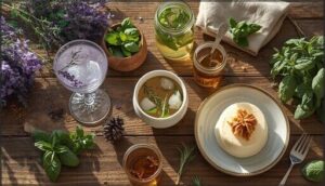 herb-infused beverages and desserts