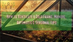 how to ventilate a cold frame