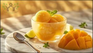 mango sorbet mango sorbet