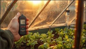 monitoring temperature for manual venting