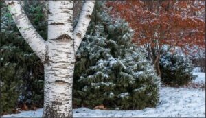 plant trees with distinctive bark for visual interest plant trees with distinctive bark for visual interest