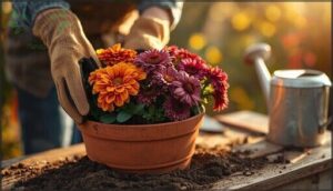planting and caring for fall container flowers planting and caring for fall container flowers