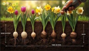 planting at the correct depth and spacing planting at the correct depth and spacing