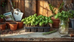 planting herbs: seeds, starts, and cuttings planting herbs: seeds, starts, and cuttings