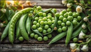 popular pea and snap pea varieties