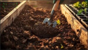 preparing soil for planting preparing soil for planting