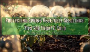 protecting spring vegetable seedlings