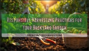 responsible harvesting practices backyard garden