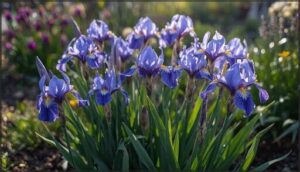 siberian iris (‘i see stars’) siberian iris (‘i see stars’)