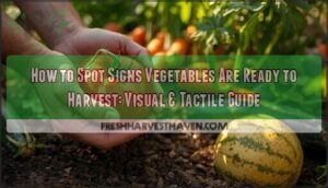signs vegetables are ready harvest