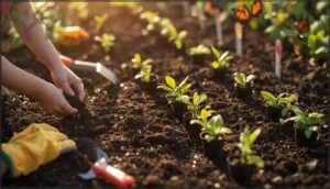 sowing seeds and transplanting seedlings sowing seeds and transplanting seedlings