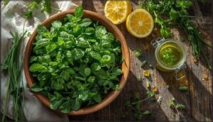 spring herb salad with lemon vinaigrette spring herb salad with lemon vinaigrette