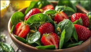 strawberry spinach salad strawberry spinach salad
