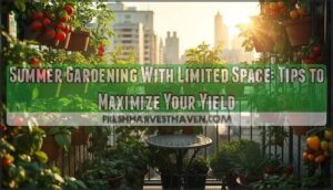 summer gardening with limited space