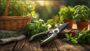 tools and preparation for herb harvesting tools and preparation for herb harvesting