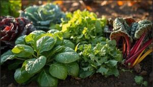 top leafy greens (spinach, lettuce, kale, arugula, swiss chard) top leafy greens (spinach, lettuce, kale, arugula, swiss chard)