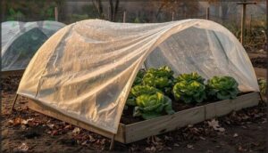using row covers and frost cloths using row covers and frost cloths